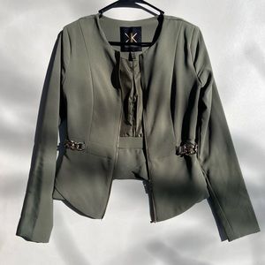 Kardashian Kollection Green Blazer Small